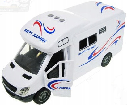 Kamper Auto 28 cm Światło Dźwięk Happy Journey Samochód Kempingowy Dzieci