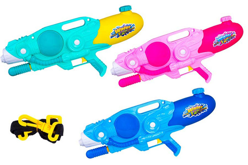 Pistolet na wodę karabin na pasku trzy kolory