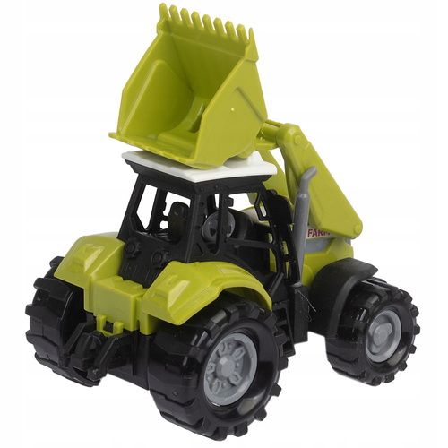 Ciągnik Traktor Pojazd Rolniczy z łyżką dźwiękiem światłem