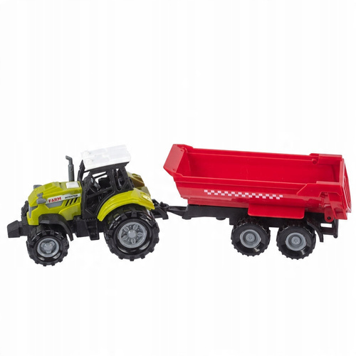 Ciągnik Traktor Z Przyczepą Wywrotką Zestaw Rolniczy Dla Dzieci