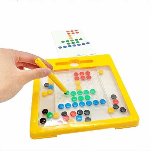 Magnetyczna Tablica Mozaika Układanka Montessori Dla Dzieci Karty