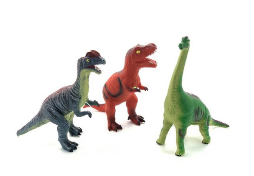 DINOZAURY Z DŹWIĘKIEM 3 GATUNKI WOREK PAK 60/30
(baterie AG w zestawie )