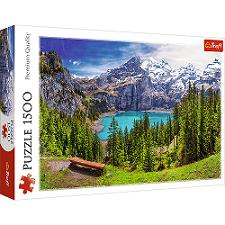 PUZZLE 1500 JEZIORO OESCHINEN, ALPY