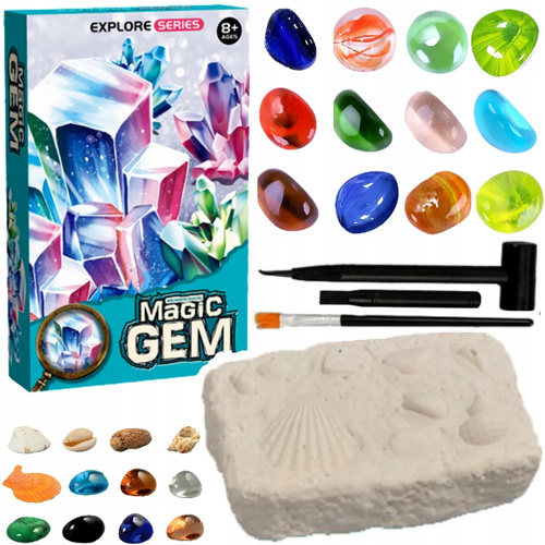 KOPALNIA KRYSZTAŁÓW DIAMENTÓW WYKOPALISK ARCHEOLOG MAGICZNE KAMIENIE