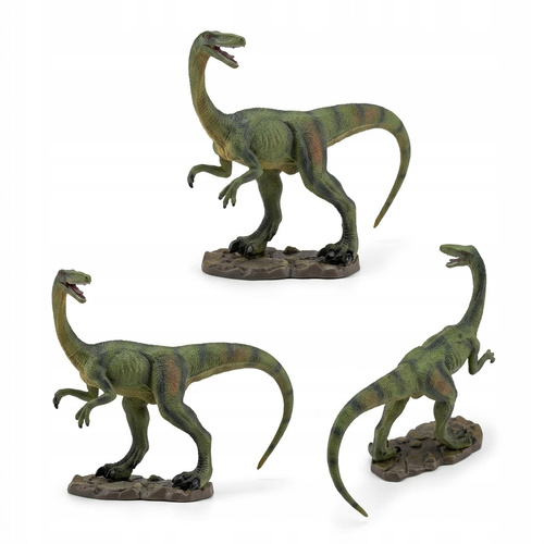 Figurka Dinozaura Na Podstawce Realistyczne Szczegóły Z Masy Różne Modele