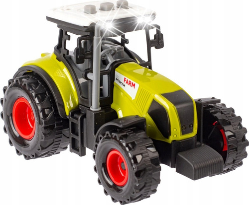 Ciągnik Traktor Z Przyczepą Zestaw Rolniczy Cysterna Ze Światłem Dźwiękiem
