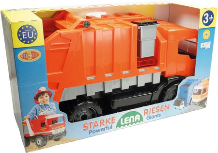 Śmieciarka Lena Pomarańczowa Seria Maxi, 2 Osie