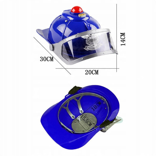 Kask Policyjny Hełm Światło Dźwięk Dla Dzieci Zabawkowy