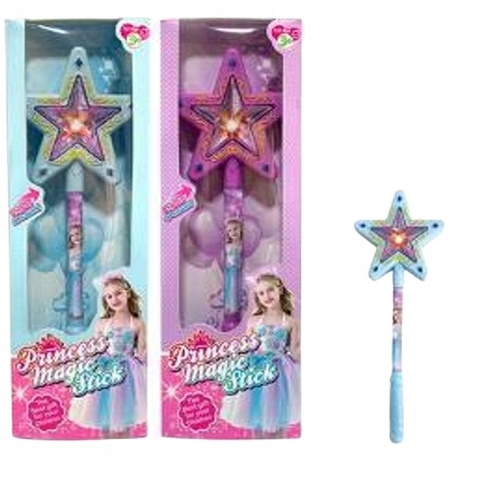 Różdżka Magicznej Księżniczki Z Gwiazdką Dla Dziewczyny Z Efektami Dźw/Świe