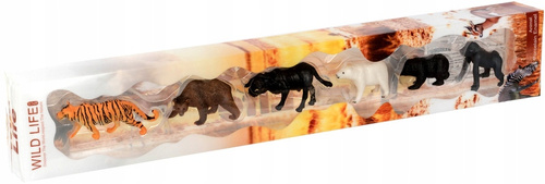 Zwierzęta Dzikie Figurki 6 Szt