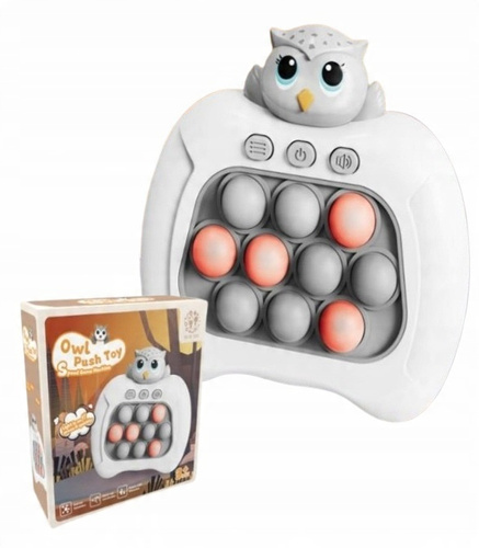 Gra Zręcznościowa Pop It Popit Antystresowa Sowa Guziki Do Wciskania