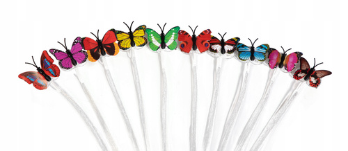 WARKOCZ DLA DZIEWCZYNKI MOTYL ŚWIECĄCY