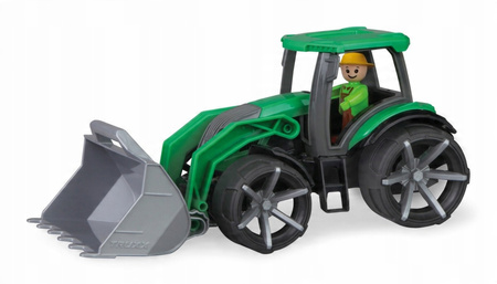 Spychacz Truxx Lena Traktor Zielony Pojazd 34 Cm + Figurka