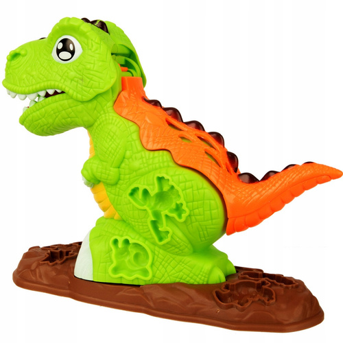 Dinozaur Zestaw Masa Plastyczna Wyciskarka + Wulkan Diy