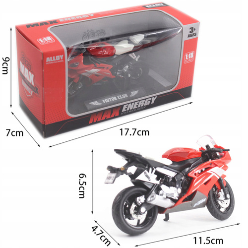 FIGURKA MOTOCYKLA MOTORU KOLEKCJONERSKA RÓZNE WZORY