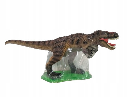 Zabawka Dinozaur Z Dźwiękiem Tyranozaur Na Podstawce Dla Archeologow