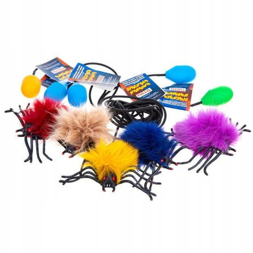 Skaczący Pajączek Na Sznurku Zabawka Z Pompką