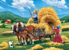 Malowanie Po Numerach Praca Na Polu Na Wsi 50x40 Cm Z Ramą Kreatywne