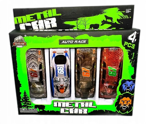 Auto Autko Samochodziki Modele Z Wizerunkiem Zwierząt