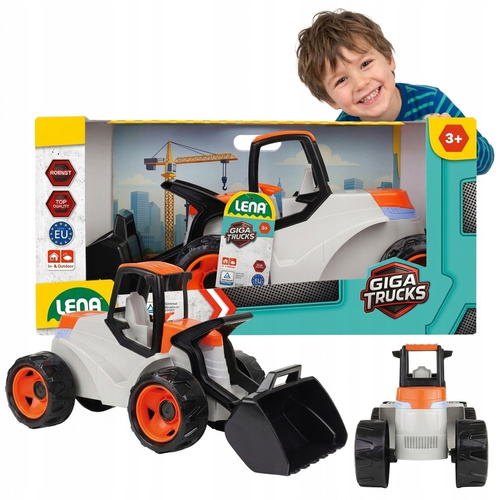 Koparka Duża Auto Zabawka Wytrzymała Na Prezent 69 Cm