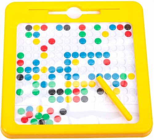 Magnetyczna Tablica Mozaika Układanka Montessori Dla Dzieci - 16 Szablonów