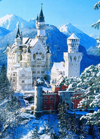 Malowanie Po Numerach Zamek Neuschwanstein 50X40 Cm Z Ramą Kreatywne