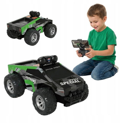 Auto Zdalnie Sterowane Z Kamerą Zielone Truck Off Road Aplikacja Na Telefon