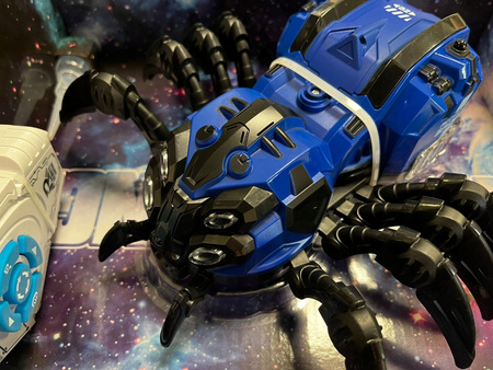 Robot Pająk Zdalnie Sterowany Pilotem z Efektami Światła Dźwięku i Parą