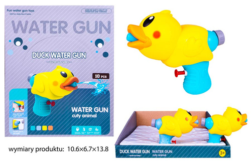 PISTOLET NA WODĘ KACZUSZKA* 10 BOX PAK 160
wymiary produktu: 10.6×6.7×13.8