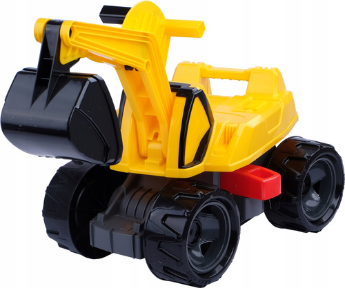 Koparka Duża Zółta Jeździk Z Ruchomą Łyżką Do Zabawy Lena