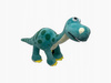 PLUSZOWA MASKOTKA DINOZAUR W KROPY 59x27x14 CM PRZYTULANKA DLA DZIECI