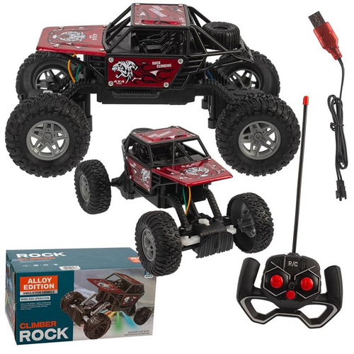 AUTO NA RADIO ZDALNE TERENOWE ROCK METAL MASKA AKU