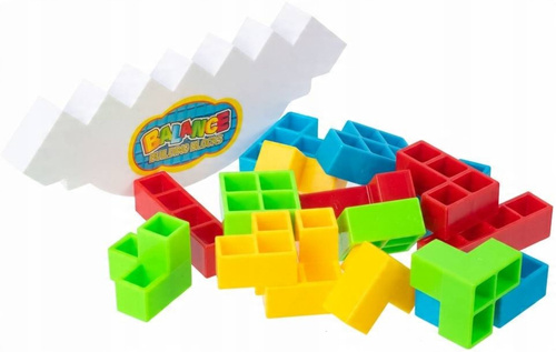 Gra Układanika Logiczna Rozwijająca Balansujące Klocki Tetris
