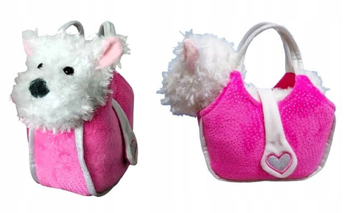 Pluszowy Piesek West Biały W Torebce Do Zabawy I Opieki Przez Dzieci