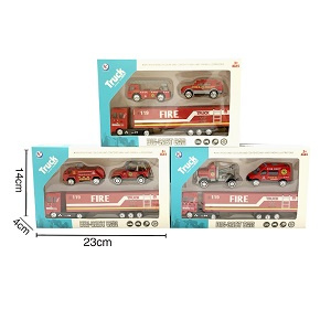 ZESTAW 3 AUTEK STRAŻACKICH STRAŻ POŻARNA WYTRZYMAŁYCH REALISTYCZNYCH