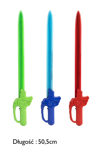 MIECZ KOLOROWY ŚWIETLNY ŚWIATŁO /DŹWIĘK