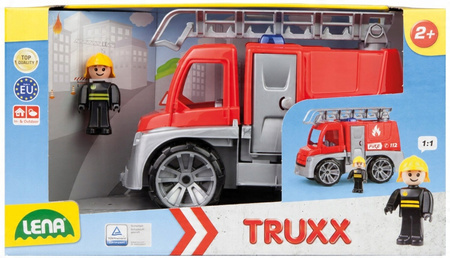 Lena Truxx Auto Pojazd Straż Pożarna Wóz Figurka