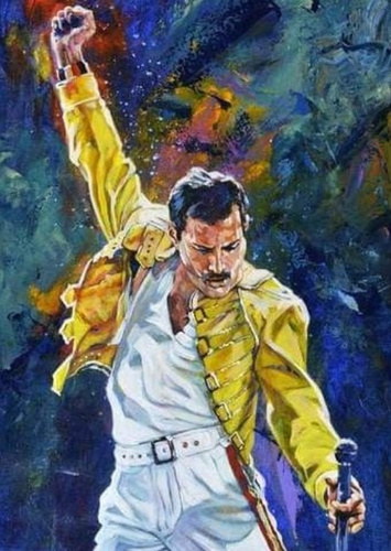 Diamentowa Mozaika Freddie Mercury Queen 30x40Cm Kreatywne Diamenty