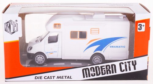 Metalowe Auto Modern Kamper Z Napędem Ozdobne Opakowanie Na Prezent