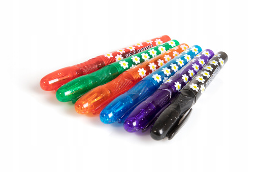 Długopisy Pisaki żelowe do tatuażu z brokatem