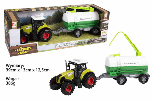 TRAKTOR TALE CYSTERNA ZE ŚWIATŁEM I DŹWIĘKIEM FLAMMABLE KARTON OTWARTY PAK 36/18