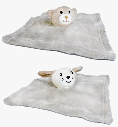 PLUSZ KOCYK PRZYTULANKA MIŚ/ KRÓLICZEK BEŻOWY, 
kocyk przyjazny niemowlakom, zapewnia zapach i bliskość mamy