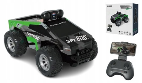 Auto Zdalnie Sterowane Z Kamerą Zielone Truck Off Road Aplikacja Na Telefon