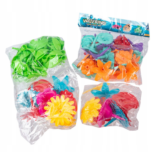 Klocki Konstrukcyjne Układanka Wymarzony Ogród Kwiaty 198 Elementów