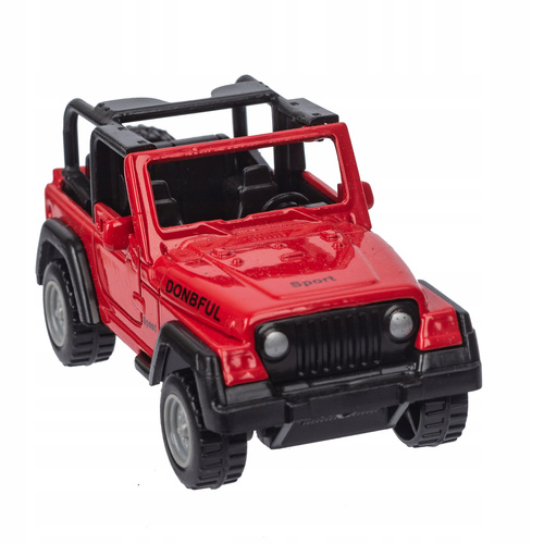 Auto Jeep Model Metalowy Truck City Różne Kolory Wytrzymała Zabawka