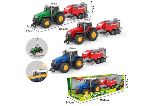 TRAKTOR Z MASZYNĄ DO ZBIERANIA; pak-96/48