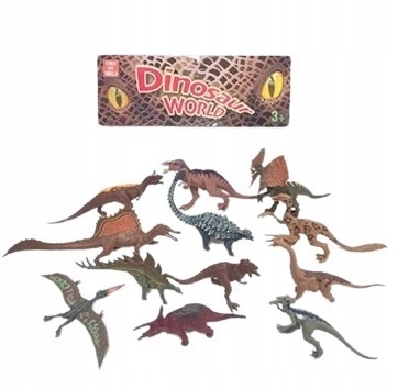 Dinozaury Realistyczne Figurki Zestaw 12 Szt Norimpex