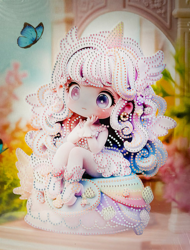 DIAMENTOWA MOZAIKA HAFT DIAMENTOWY DZIEWCZYNKI 23x30 CM 10 WZORÓW