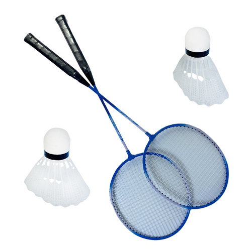 NORIMPEX BADMINTON ZESTAW DO KOMETKI KOMPLET PALETKI RAKIETKI Z POKROWCEM