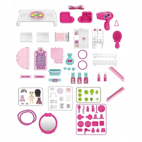 Domek Dla Lalek Toaletka Dziecięca W Mobilnym Plecaku 3 W 1